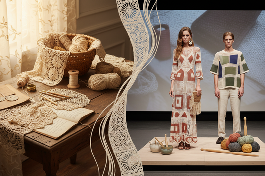 L'histoire du crochet : d'un art traditionnel à la mode contemporaine